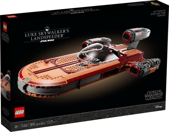 LEGO Star Wars, klocki, Śmigacz Luke’A Skywalkera, 75341 LEGO