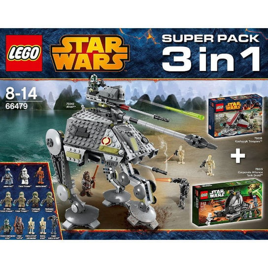 LEGO Star Wars, klocki Super Pack 3in1, 66479 LEGO