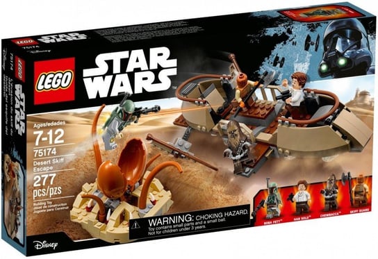 LEGO Star Wars, klocki, Ucieczka na pustynnej barce LEGO
