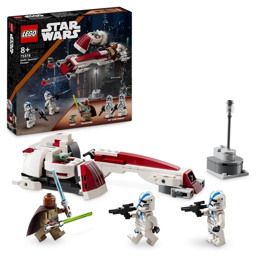 LEGO Star Wars, klocki, Ucieczka na śmigaczu BARC, 75378 LEGO