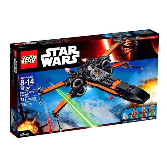LEGO Star Wars, klocki X-Wing Fighter Poe'a, 75102 LEGO