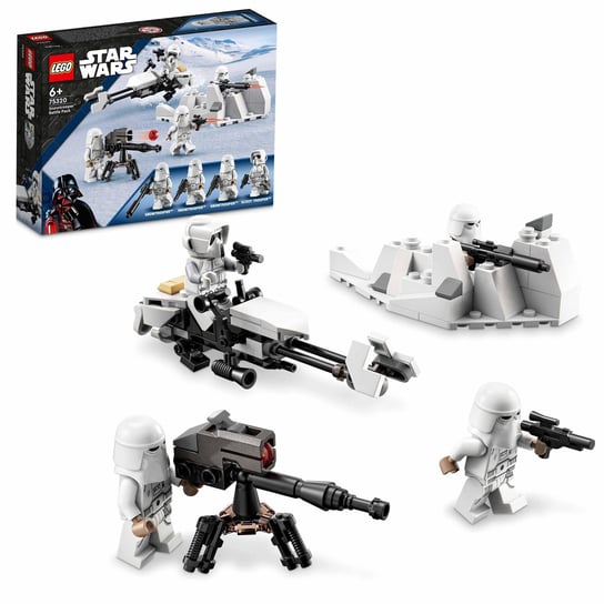 LEGO Star Wars, klocki, Zestaw bitewny ze szturmowcem śnieżnym, 75320 LEGO