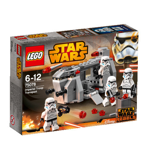 LEGO Star Wars, Rebels, klocki Transport szturmowców Imperium, 75078 LEGO