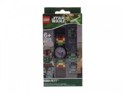 LEGO Star Wars, zegarek Boba Fett, 8020448 LEGO