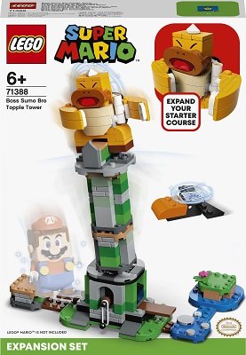 LEGO Super Mario, klocki, Boss Sumo Bro i przewracana wieża - zestaw dodatkowy, 71388 LEGO