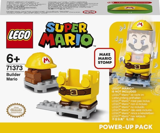LEGO Super Mario, klocki Mario budowniczy, dodatek 71373 LEGO