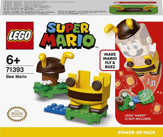 LEGO Super Mario, klocki, Mario pszczoła - ulepszenie, 71393 LEGO