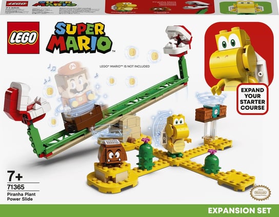 LEGO Super Mario, klocki, Megazjeżdżalnia Piranha Plant - zestaw rozszerzający, 71365 LEGO