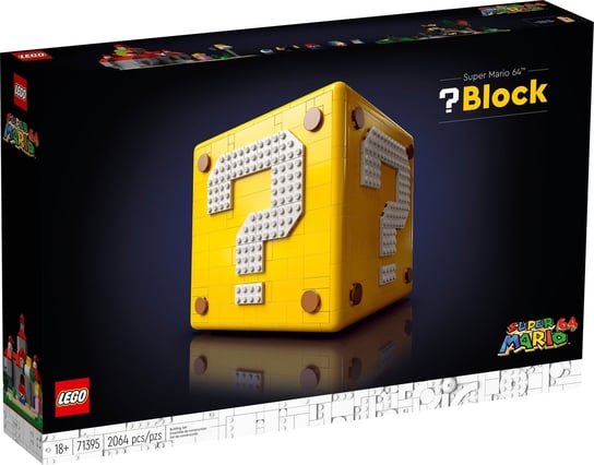 LEGO Super Mario, klocki, Pytajnikowy blok Super Mario 64, 71395 LEGO