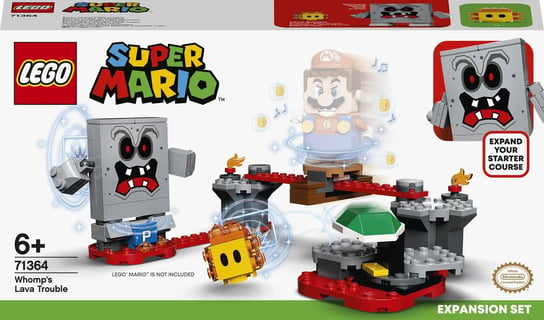 LEGO Super Mario, klocki Tarapaty w forcie Whompa, zestaw rozszerzający 71364 LEGO