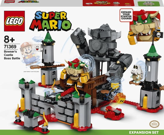 LEGO Super Mario, klocki, Walka w zamku Bowsera - zestaw rozszerzający, 71369 LEGO