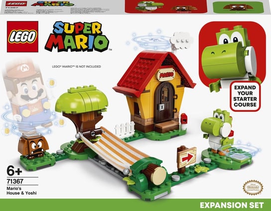 LEGO Super Mario, klocki, Yoshi i dom Mario - zestaw rozszerzający, 71367 LEGO