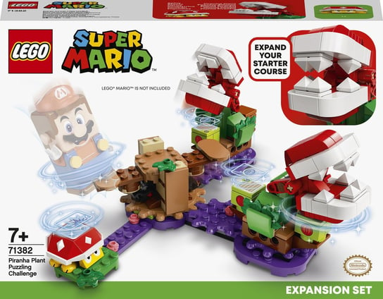LEGO Super Mario, klocki, Zawikłane zadanie Piranha Plant - zestaw dodatkowy, 71382 LEGO