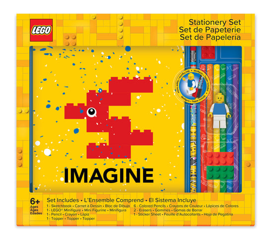 LEGO, Szkicownik, z przyborami i minifigurką LEGO