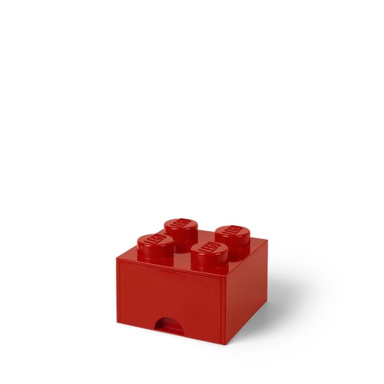 LEGO, Szuflada klocek, Brick 4, czerwony LEGO