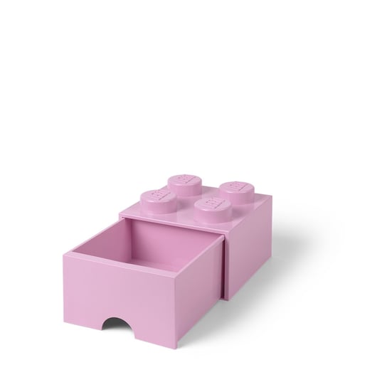 LEGO, Szuflada klocek, Brick 4, jasnoróżowa LEGO