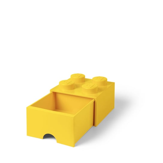 LEGO, Szuflada klocek, Brick 4, żółta LEGO