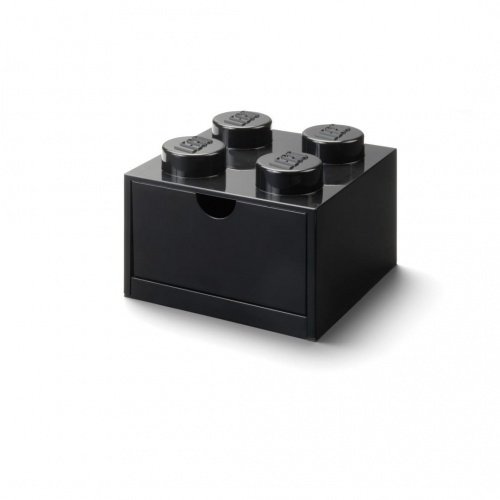 LEGO, Szufladka na biurko, klocek, Brick 4, czarna LEGO