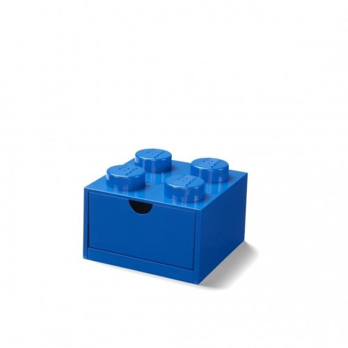 LEGO, Szufladka na biurko, klocek, Brick 4, niebieska LEGO