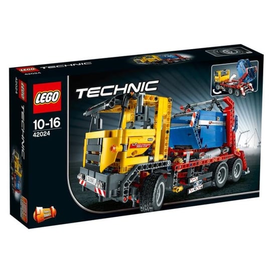 LEGO Technic, klocki Ciężarówka do przewozu kontenerów, 42024 LEGO