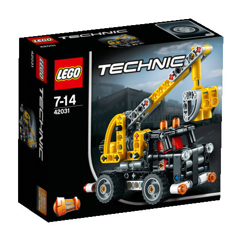 LEGO Technic, klocki Ciężarówka z wysięgnikiem, 42031 LEGO