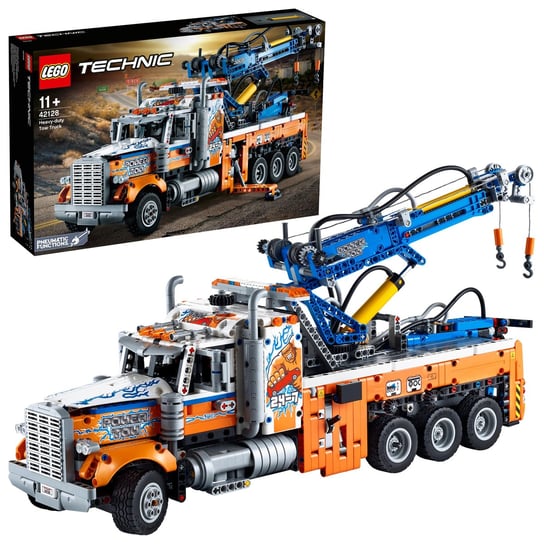 LEGO Technic, klocki, Ciężki samochód pomocy drogowej, 42128 LEGO