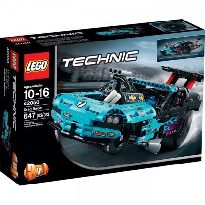 LEGO Technic, klocki Dragster, 42050 LEGO