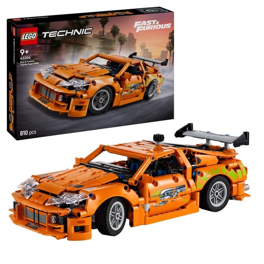 LEGO Technic, klocki, Fast and Furious Toyota Supra MK4, 42204 LEGO