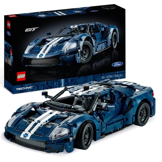 LEGO Technic, klocki, Ford GT, wersja z  roku, 42154 LEGO