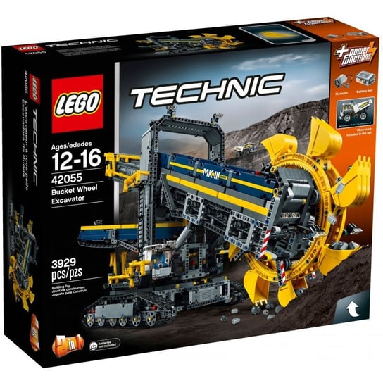 LEGO Technic, klocki Górnicza koparka kołowa, 42055 LEGO