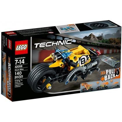 LEGO Technic, klocki Kaskaderski motocykl, 42058 LEGO