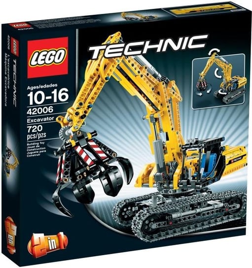 LEGO Technic, klocki Koparka, 42006 LEGO