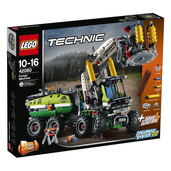 LEGO Technic, klocki Maszyna leśna, 42080 LEGO