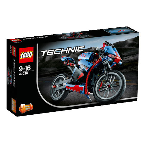 LEGO Technic, klocki Miejski motocykl, 42036 LEGO