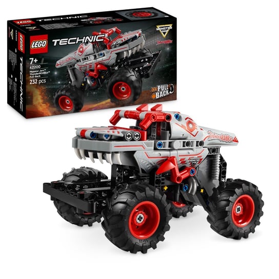 LEGO Technic, klocki, Monster Jam ThunderROARus z napędem typu pull-back, 42200 LEGO