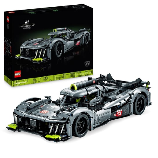 LEGO Technic, klocki, Peugot 9X8 24H Le Mans Hybrid Hypercar, 42156 LEGO