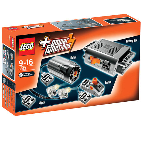 LEGO Technic, klocki Power Functions, zestaw akumulatorów, 8293 LEGO
