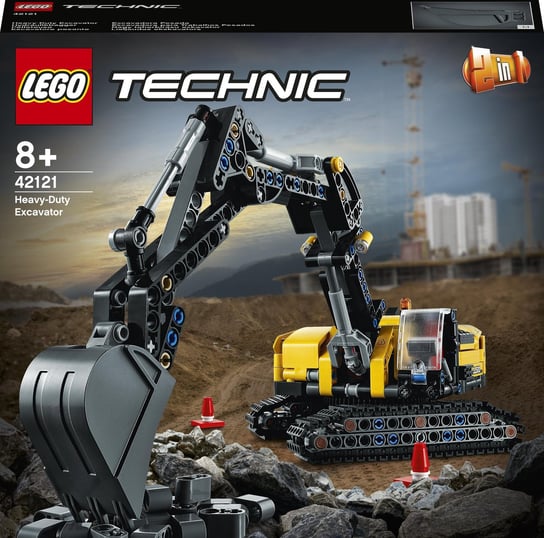 LEGO Technic, klocki Wytrzymała koparka, 42121 LEGO