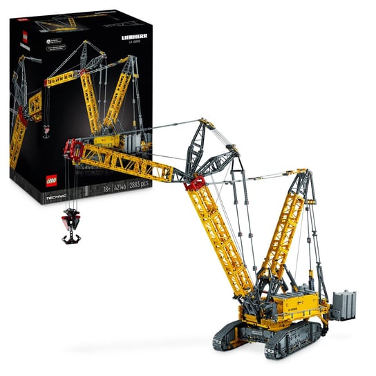 LEGO Technic, klocki, Żuraw gąsienicowy Liebherr LR 13000, 42146 LEGO