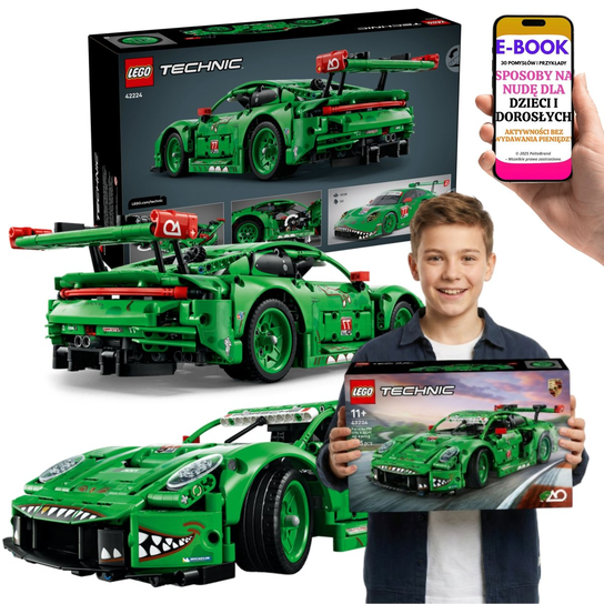 LEGO Technic Porsche REXY AO Racing 42224 Auto Sportowe Wyścigi ...