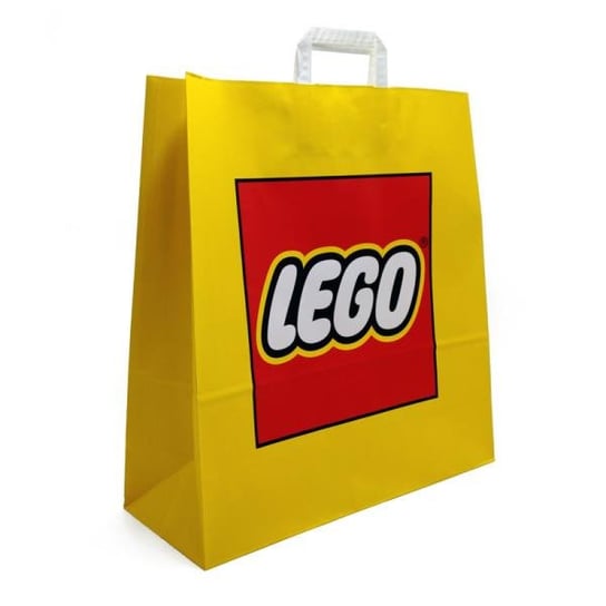 LEGO Torba papierowa VP duża 450x480x170mm   op200  cena za 1szt (6315794) LEGO