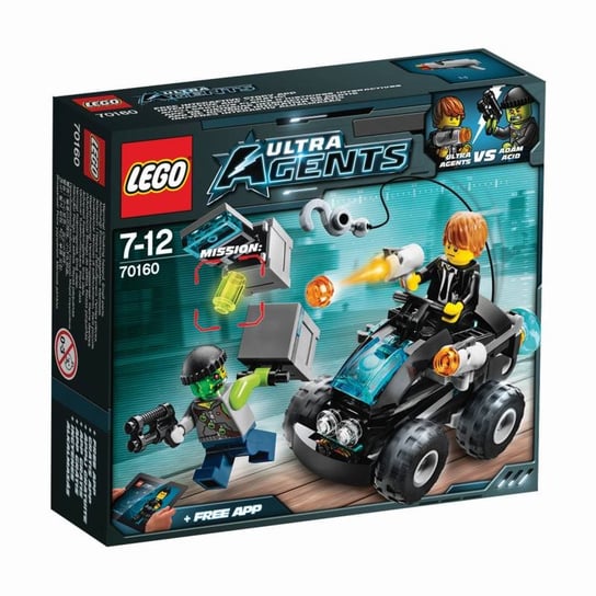 LEGO Ultra Agents, klocki Pościg quadem, 70160 LEGO