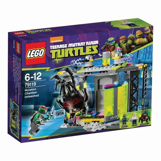 LEGO Wojownicze żółwie Ninja, klocki Komora mutacji uruchomiona, 79119 LEGO