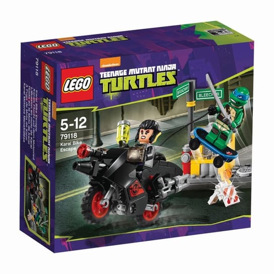 LEGO Wojownicze żółwie Ninja, klocki Rowerowa ucieczka Karai, 79118 LEGO