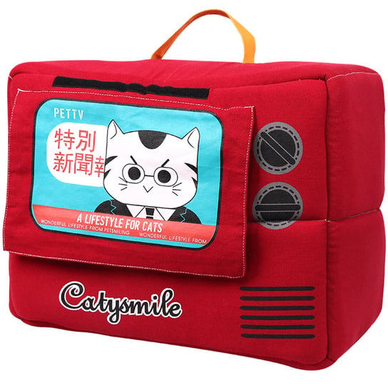 Legowisko dla kota SMART KITTY Fashion TV, czerwony Smart Kitty