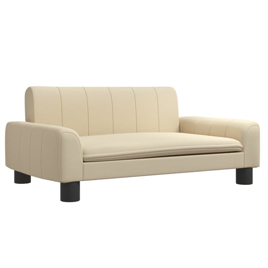 Legowisko dla psa kremowe 70x45x30 cm - sofa z pia Inna marka