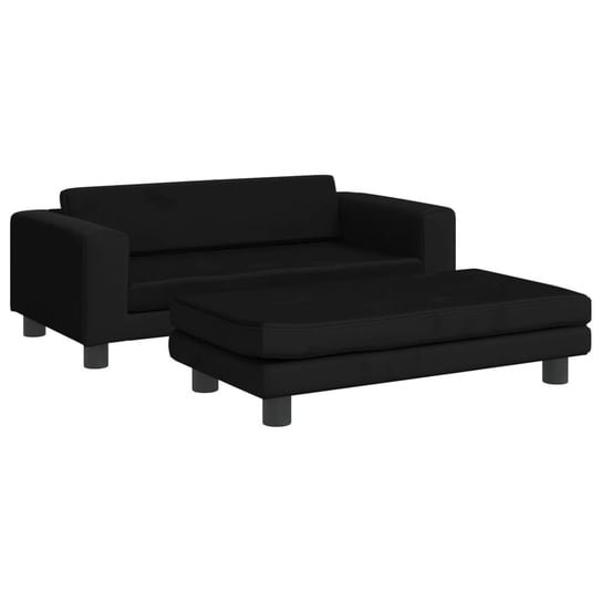 Legowisko Sofa Deluxe 100x50x30 cm czarne Inna marka