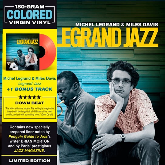 Legrand Jazz (Limited Edition HQ) (Plus Bonus Track) (kolorowy winyl) Legrand Michel, Davis Miles, Coltrane John, Evans Bill, Chambers Paul, Byrd Donald, Mann Herbie