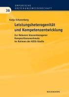 Leistungsheterogenität und Kompetenzentwicklung Scharenberg Katja