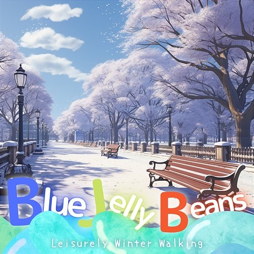 Leisurely Winter Walking Blue Jelly Beans
